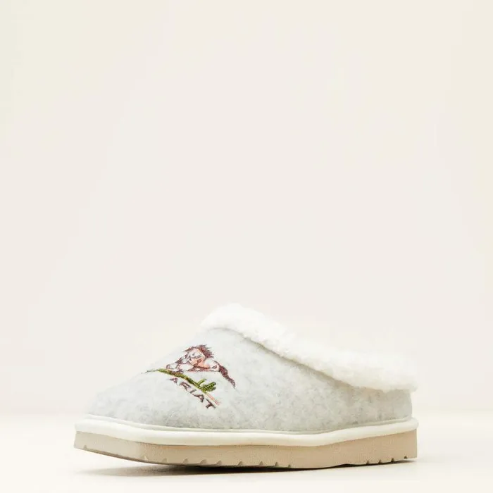Women Slippers Ariat Ariat Logo Hooded Clog Roaming Horse