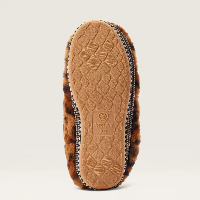 Women Slippers Ariat Bootie Slipper Fuzzy Leopard Print Women Slippers Ariat Bootie Slipper Fuzzy Leopard Print
