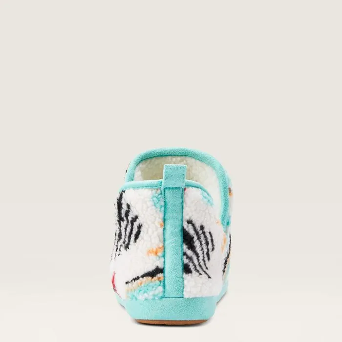 Women Slippers Ariat Bootie Slipper Fuzzy Southwest Print Women Slippers Ariat Bootie Slipper Fuzzy Southwest Print