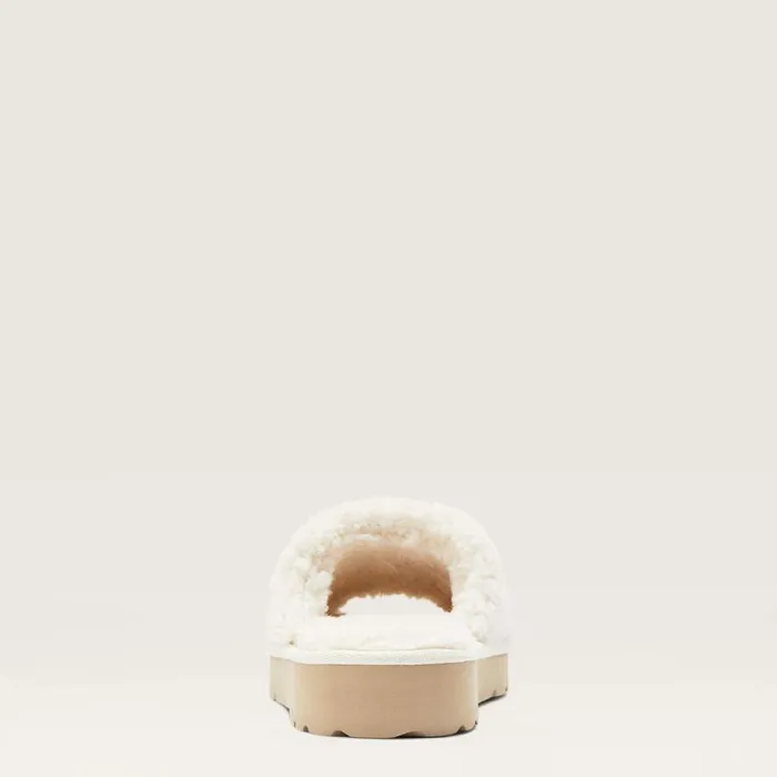 Women Slippers Ariat Cozy Chic Square Toe Slipper Fuzzy Cream Women Slippers Ariat Cozy Chic Square Toe Slipper Fuzzy Cream