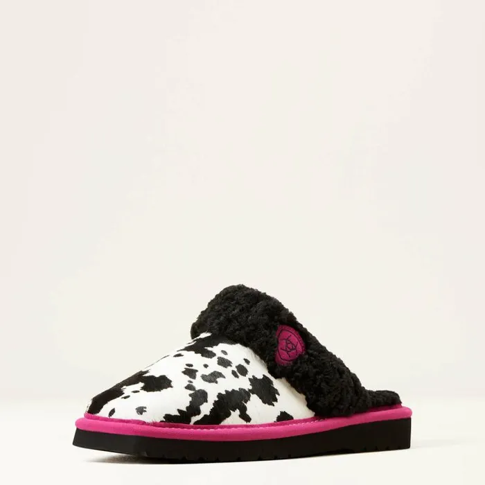 Women Slippers Ariat Jackie Square Toe Pink Pony