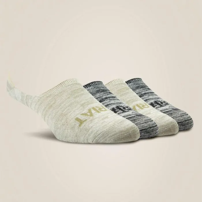 Women Socks Ariat No Slip No Show Sock 4 Pair Multi Color Pack Heathered Neutrals Women Socks Ariat No Slip No Show Sock 4 Pair Multi Color Pack Heathered Neutrals