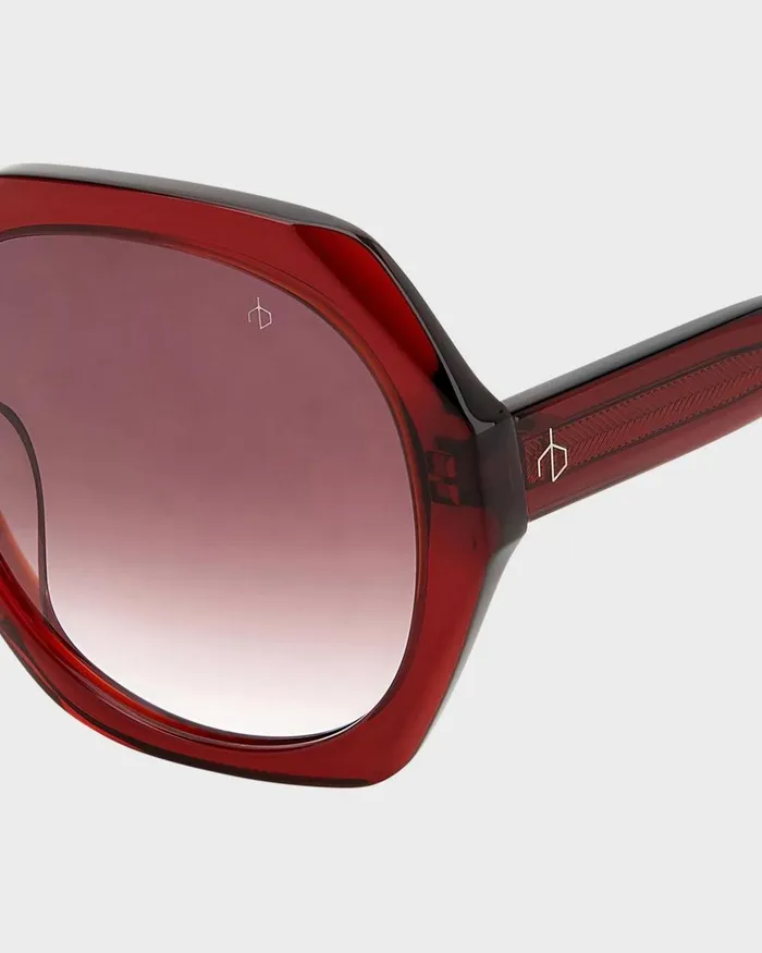 Women Sunglasses Rag 038 Bone Annalise Burgundy