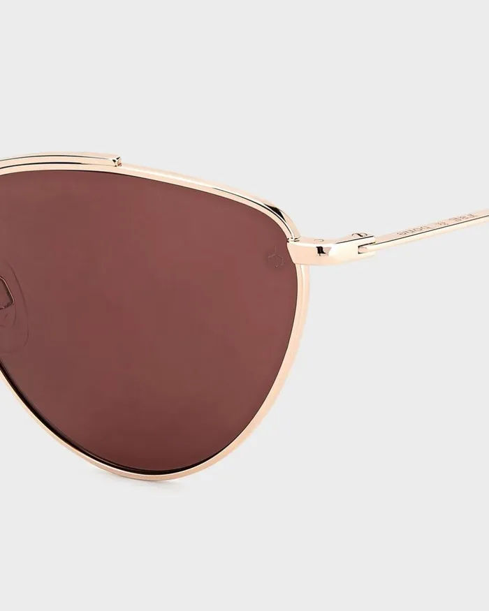 Women Sunglasses Rag 038 Bone Clare Red Gold