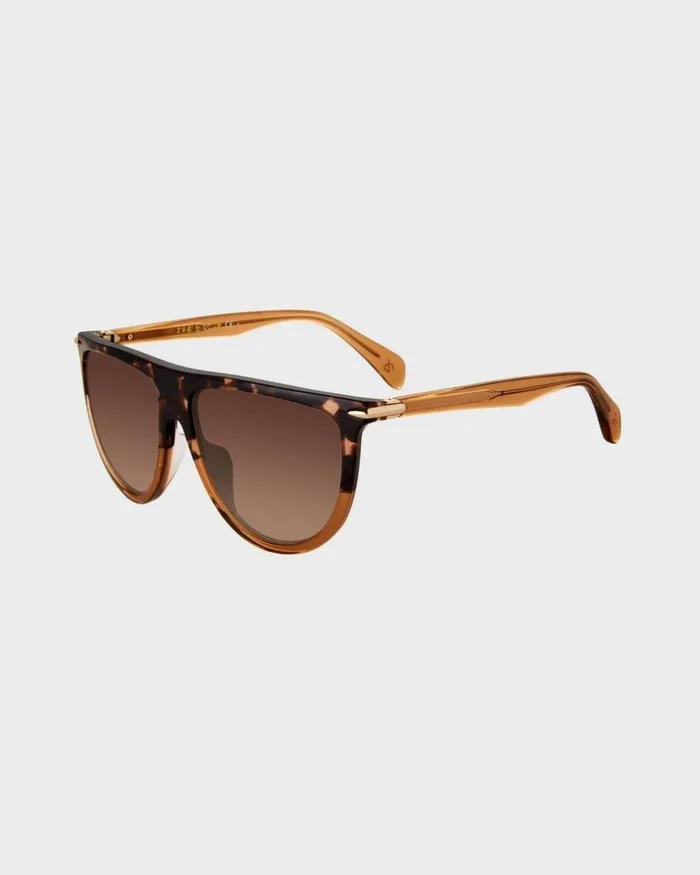 Women Sunglasses Rag 038 Bone Serena Shade Havana Brown