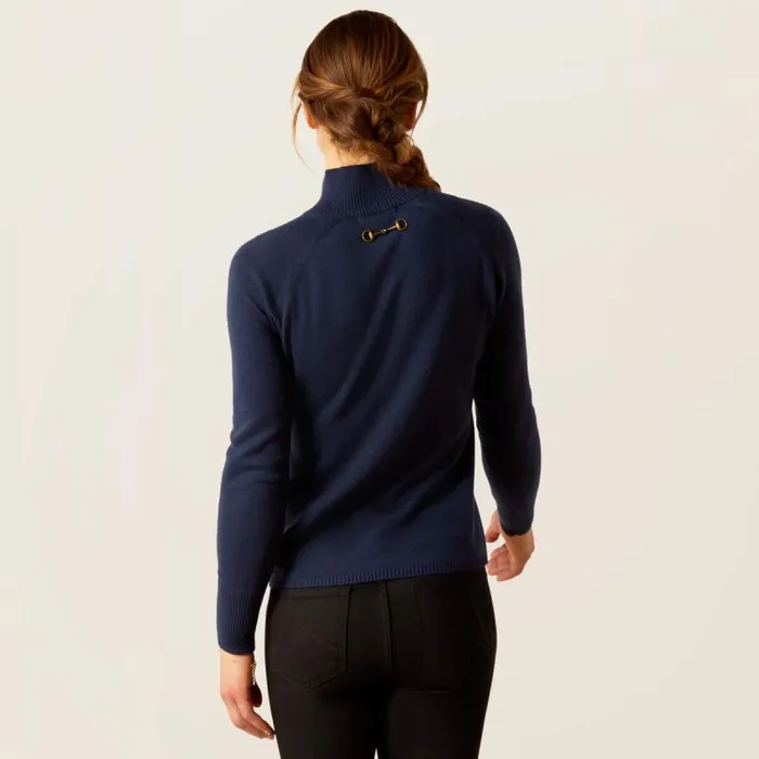 Women Sweaters and Cardigans Ariat Half Moon Bay Sweater Navy Women Sweaters and Cardigans Ariat Half Moon Bay Sweater Navy
