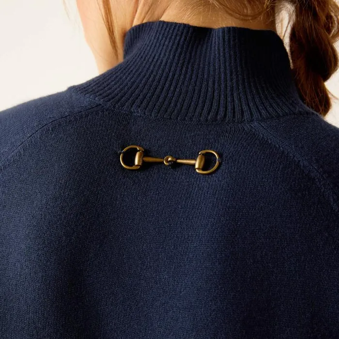 Women Sweaters and Cardigans Ariat Half Moon Bay Sweater Navy Women Sweaters and Cardigans Ariat Half Moon Bay Sweater Navy