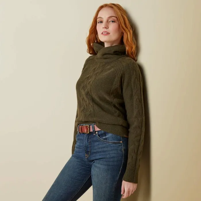 Women Sweaters and Cardigans Ariat Novato Sweater Earth