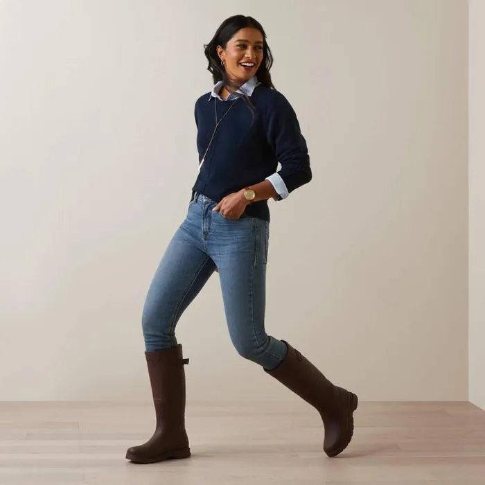Women Sweaters and Cardigans Ariat Peninsula Sweater Navy Women Sweaters and Cardigans Ariat Peninsula Sweater Navy