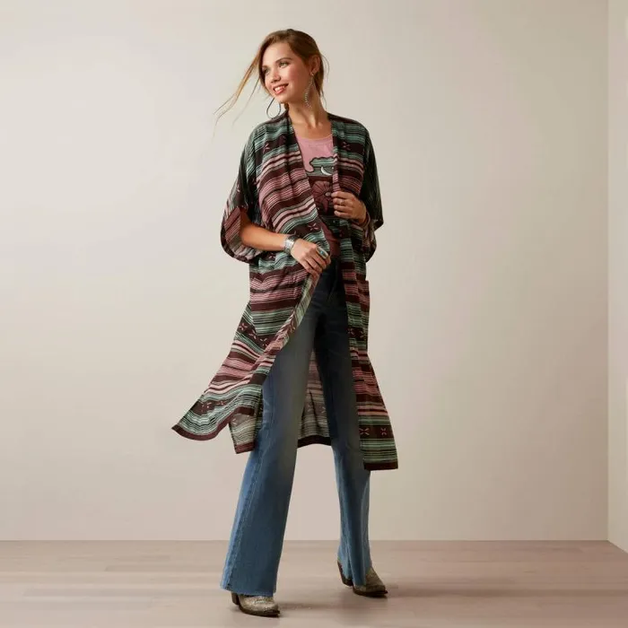 Women Sweaters and Cardigans Ariat Picture Perfect Duster Southwest Serape Stripe Women Sweaters and Cardigans Ariat Picture Perfect Duster Southwest Serape Stripe