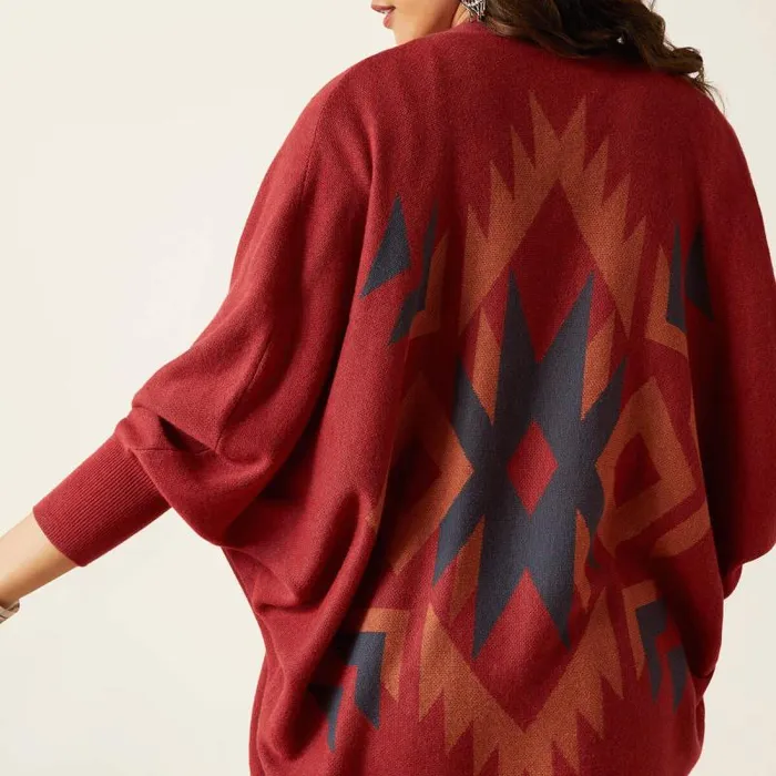 Women Sweaters and Cardigans Ariat Terra Cardigan Sweater Burnt Russet Women Sweaters and Cardigans Ariat Terra Cardigan Sweater Burnt Russet