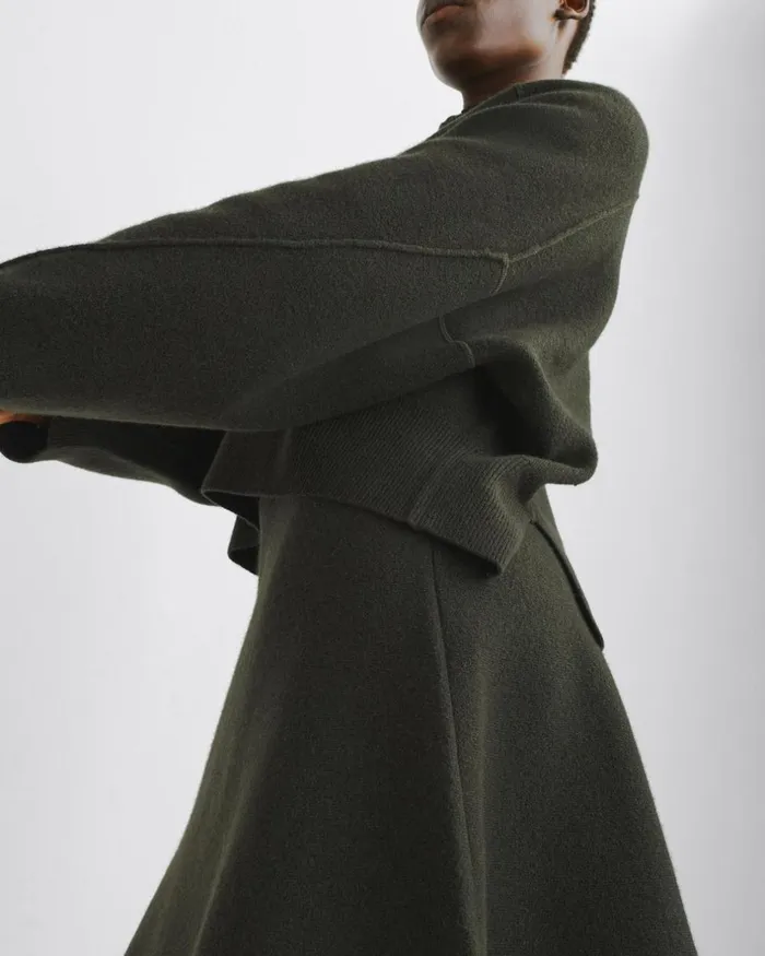 Women Sweaters Rag 038 Bone Bridget Wool Crew Army