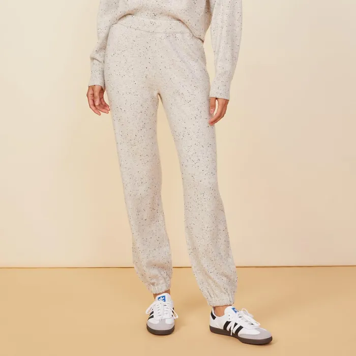 Women Sweats MONROW Neps Cashmere Oversize Sweat Ash
