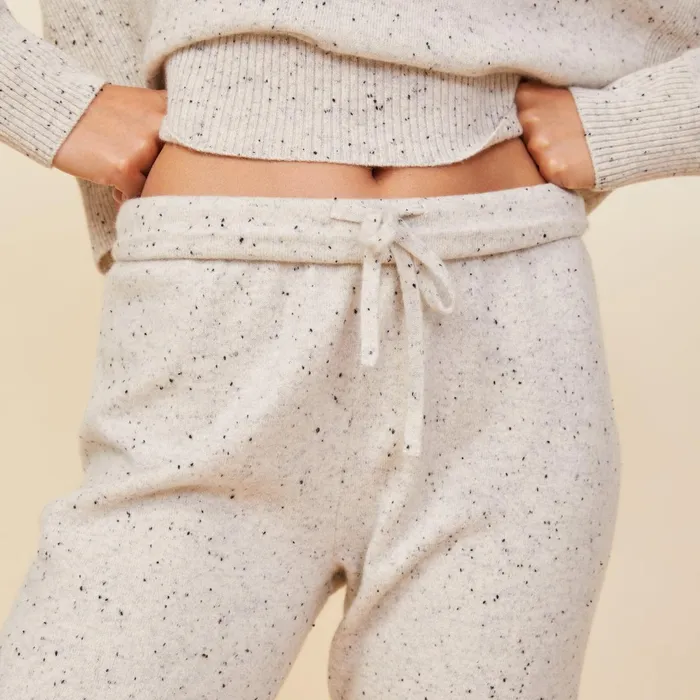 Women Sweats MONROW Neps Cashmere Oversize Sweat Ash