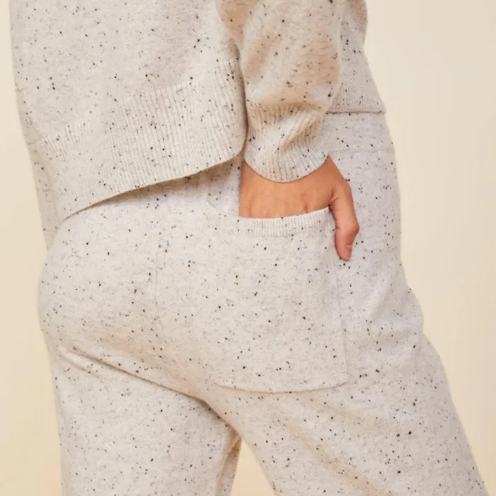 Women Sweats MONROW Neps Cashmere Oversize Sweat Ash