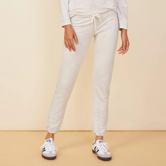 Women Sweats MONROW Supersoft Vintage Sweats Ash