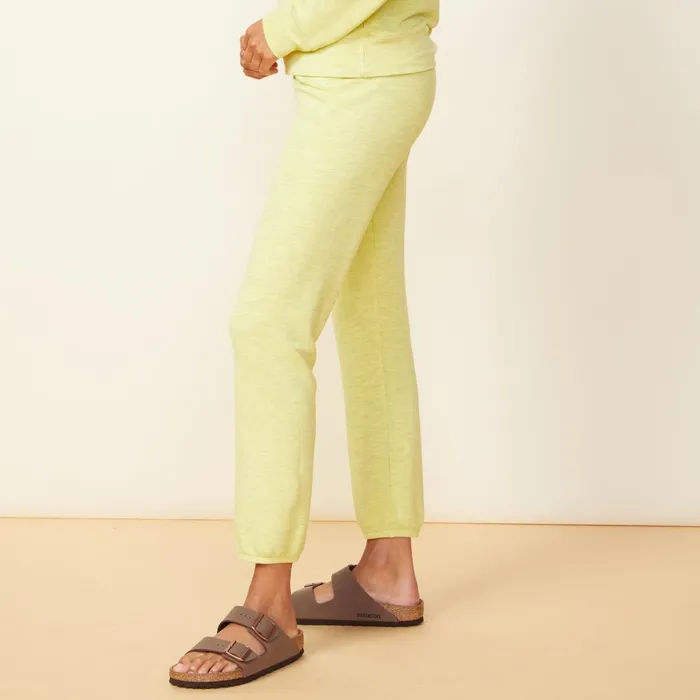 Women Sweats MONROW Supersoft Vintage Sweats Citron Women Sweats MONROW Supersoft Vintage Sweats Citron