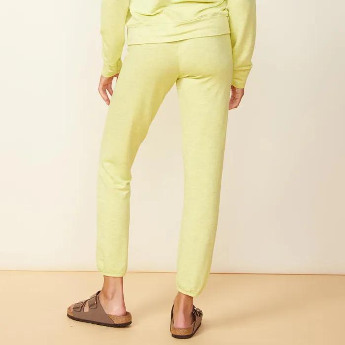 Women Sweats MONROW Supersoft Vintage Sweats Citron Women Sweats MONROW Supersoft Vintage Sweats Citron