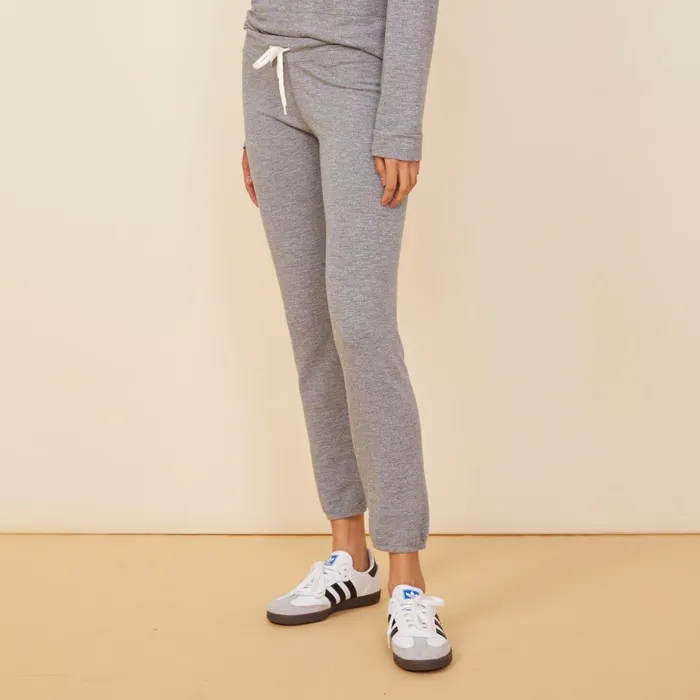 Women Sweats MONROW Supersoft Vintage Sweats Dark Heather