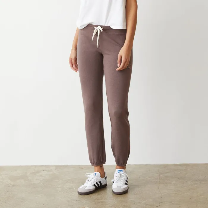 Women Sweats MONROW Supersoft Vintage Sweats Dusty Cocoa