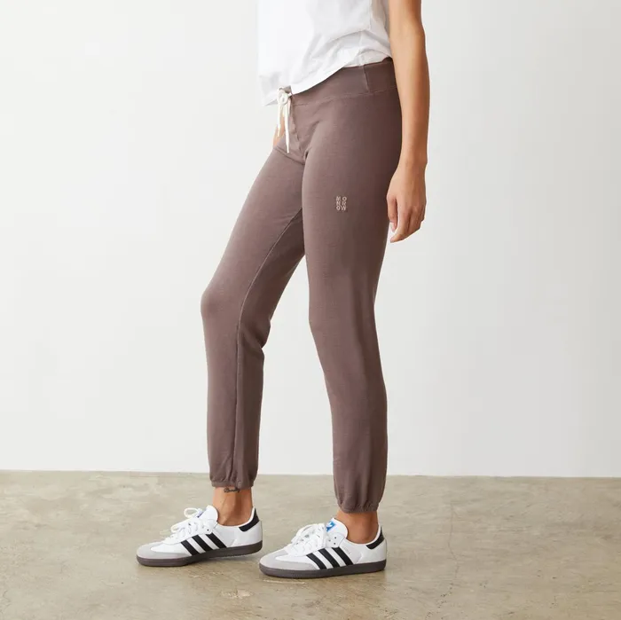 Women Sweats MONROW Supersoft Vintage Sweats Dusty Cocoa