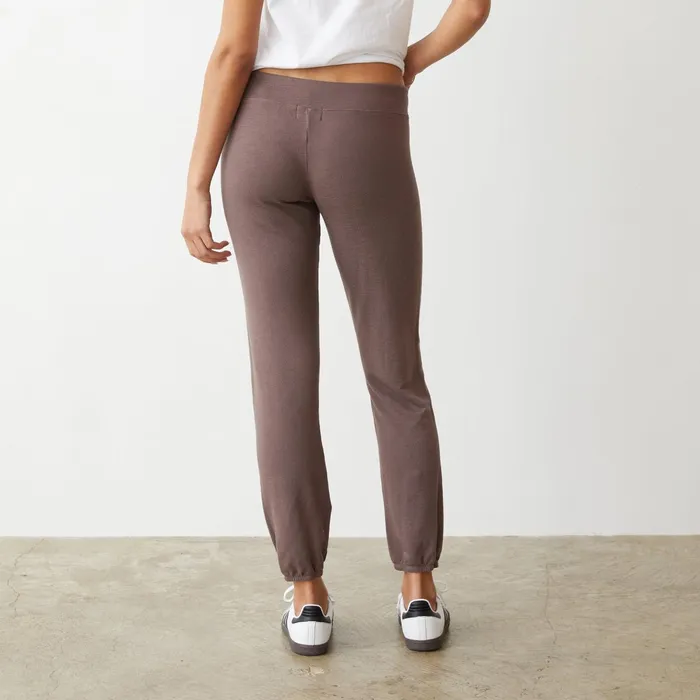 Women Sweats MONROW Supersoft Vintage Sweats Dusty Cocoa