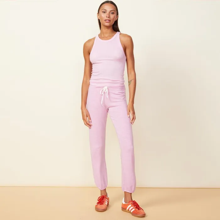 Women Sweats MONROW Supersoft Vintage Sweats Pink Lavender