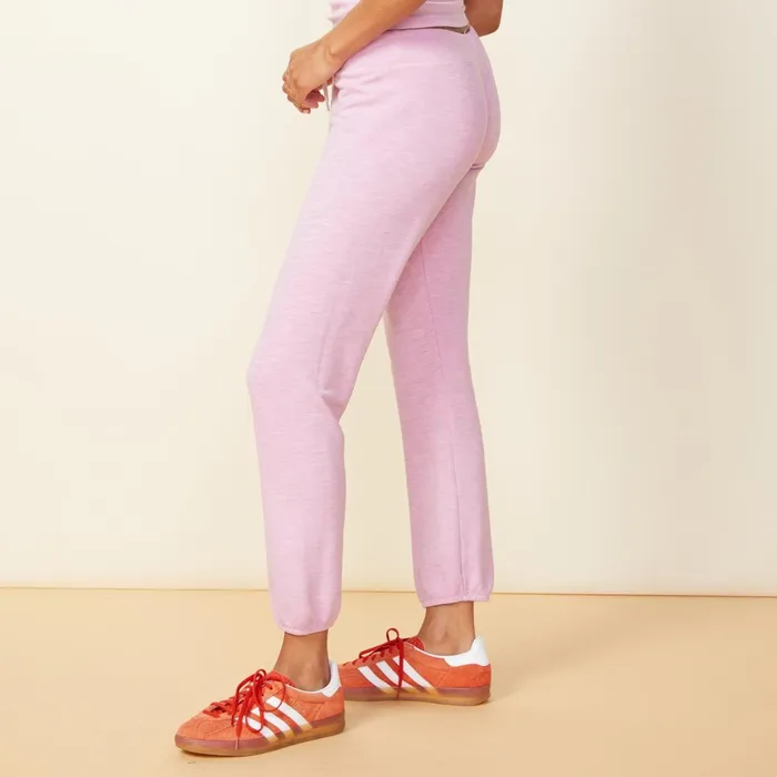 Women Sweats MONROW Supersoft Vintage Sweats Pink Lavender