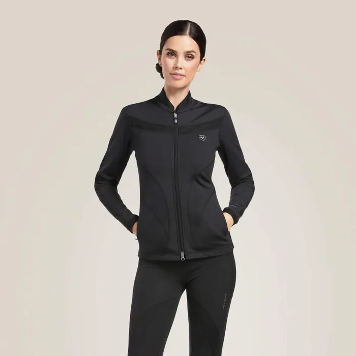 Women Sweatshirts and Hoodies Ariat Ascent Full Zip Sweatshirt Black