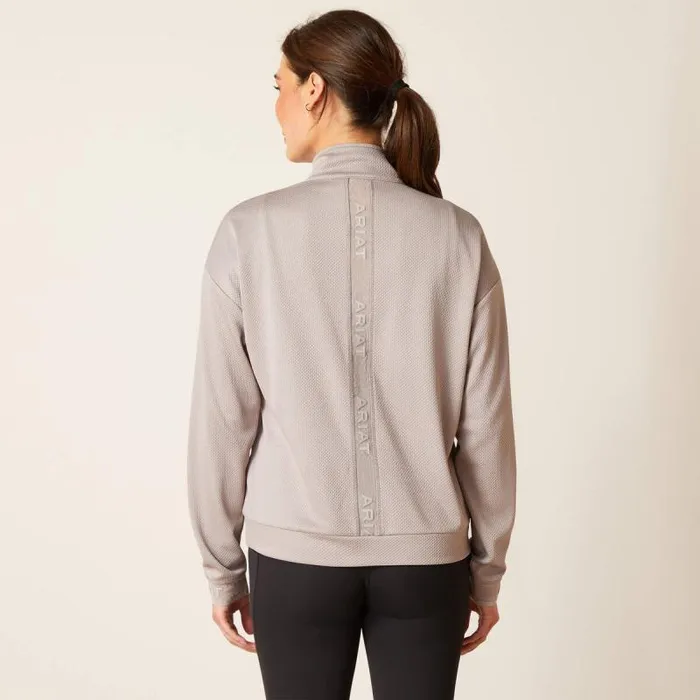 Women Sweatshirts and Hoodies Ariat Breathe 12 Zip Sweatshirt Zinc Women Sweatshirts and Hoodies Ariat Breathe 12 Zip Sweatshirt Zinc