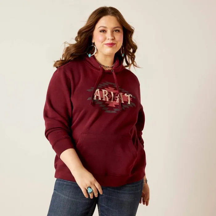 Women Sweatshirts and Hoodies Ariat Diamond Hoodie Twany Port Women Sweatshirts and Hoodies Ariat Diamond Hoodie Twany Port