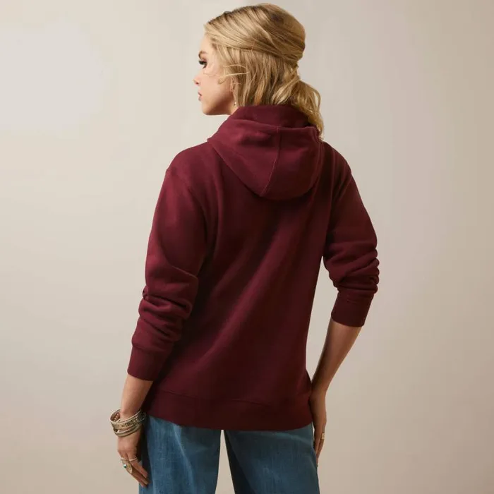 Women Sweatshirts and Hoodies Ariat Diamond Hoodie Twany Port Women Sweatshirts and Hoodies Ariat Diamond Hoodie Twany Port
