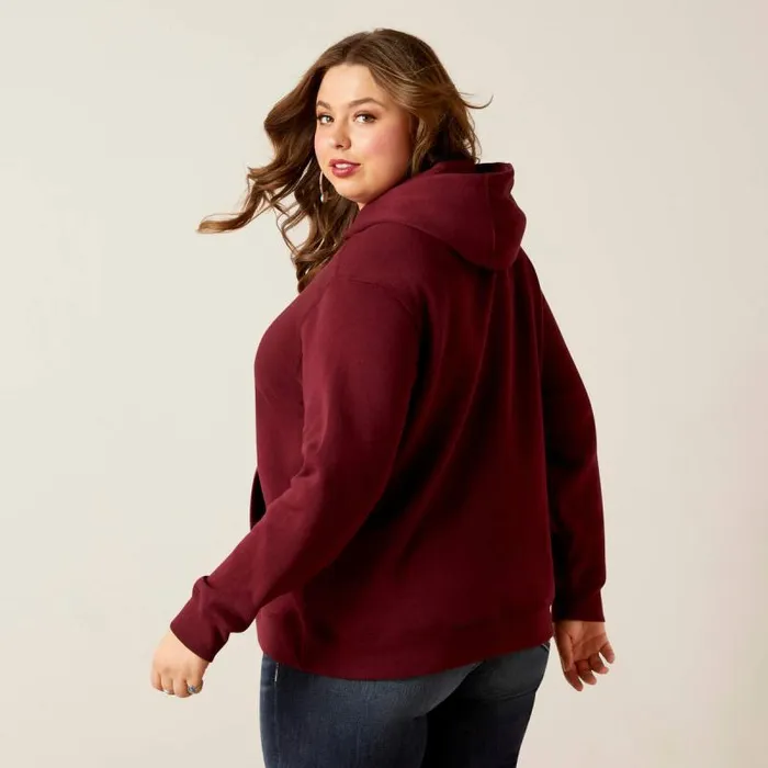 Women Sweatshirts and Hoodies Ariat Diamond Hoodie Twany Port Women Sweatshirts and Hoodies Ariat Diamond Hoodie Twany Port