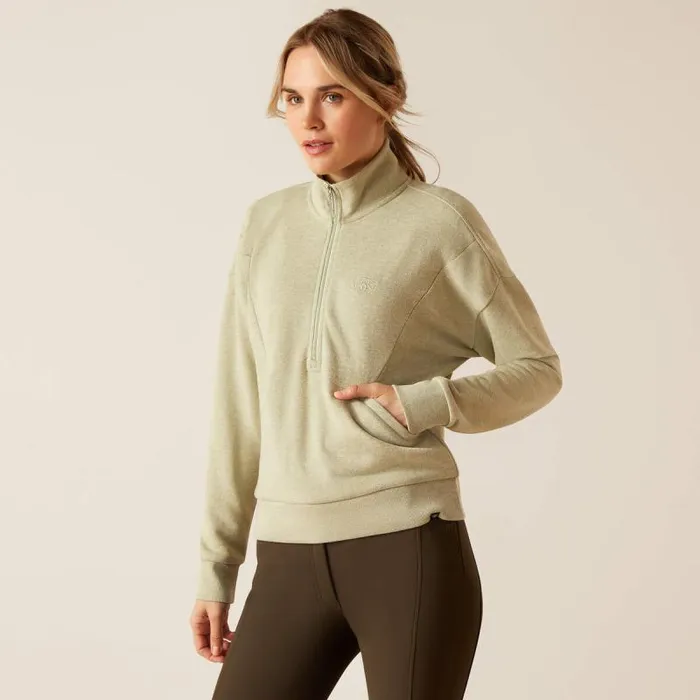 Women Sweatshirts and Hoodies Ariat Friday Cotton 12 Zip Sweatshirt Heather Laurel Green Women Sweatshirts and Hoodies Ariat Friday Cotton 12 Zip Sweatshirt Heather Laurel Green