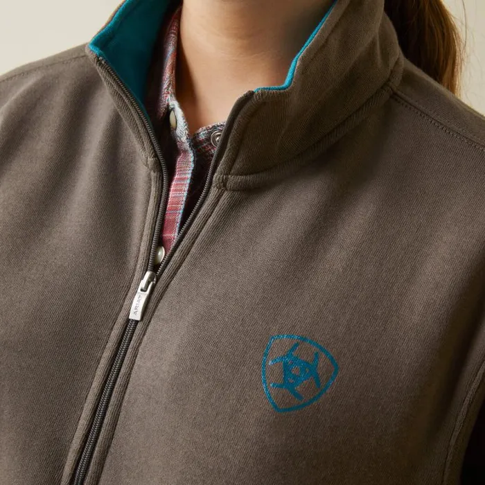 Women Sweatshirts and Hoodies Ariat Logo 12 Zip Sweatshirt Banyan Bark Women Sweatshirts and Hoodies Ariat Logo 12 Zip Sweatshirt Banyan Bark