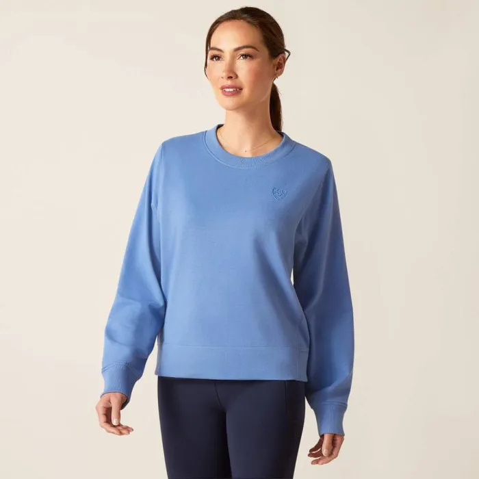 Women Sweatshirts and Hoodies Ariat Memento Sweatshirt Dutch Blue