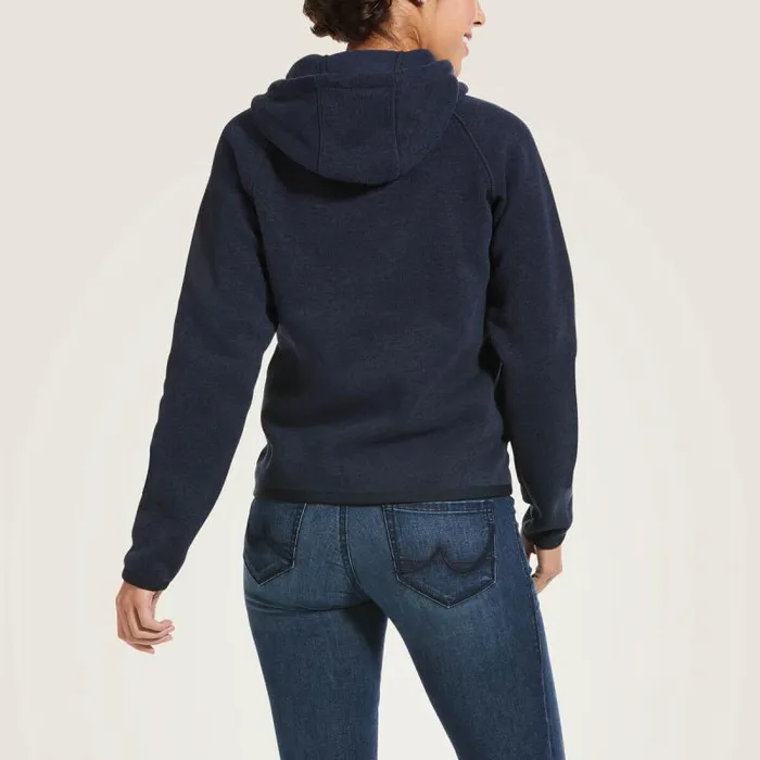 Women Sweatshirts and Hoodies Ariat Polartec Flou Full Zip Hoodie Navy Women Sweatshirts and Hoodies Ariat Polartec Flou Full Zip Hoodie Navy