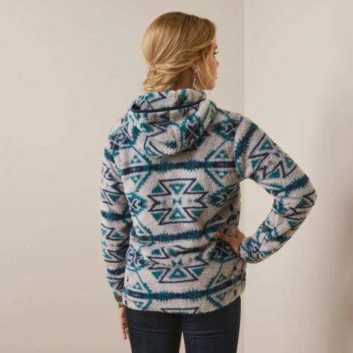 Women Sweatshirts and Hoodies Ariat REAL Berber Pullover Sweatshirt Rocky Mountain Print Women Sweatshirts and Hoodies Ariat REAL Berber Pullover Sweatshirt Rocky Mountain Print