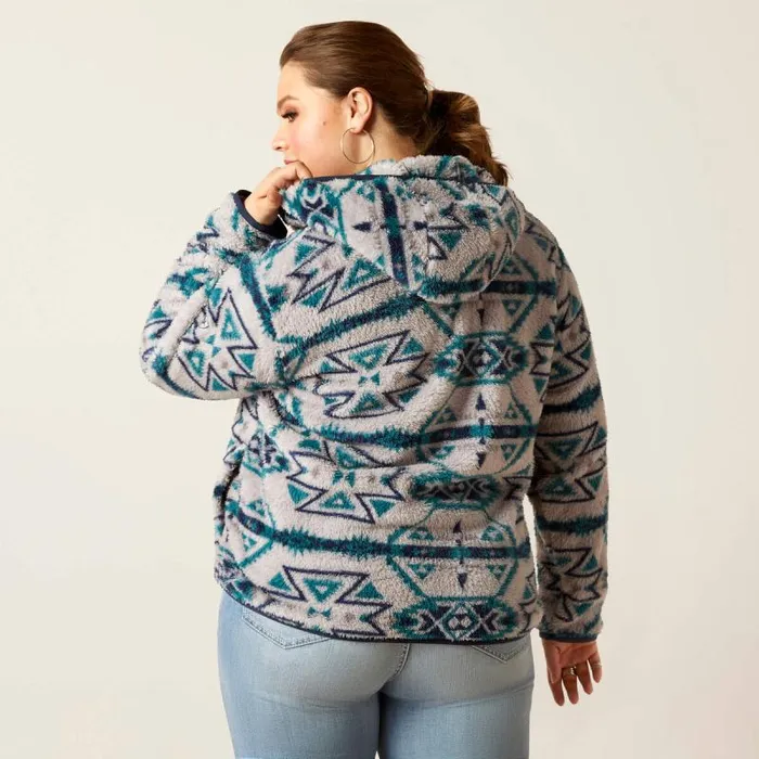 Women Sweatshirts and Hoodies Ariat REAL Berber Pullover Sweatshirt Rocky Mountain Print Women Sweatshirts and Hoodies Ariat REAL Berber Pullover Sweatshirt Rocky Mountain Print