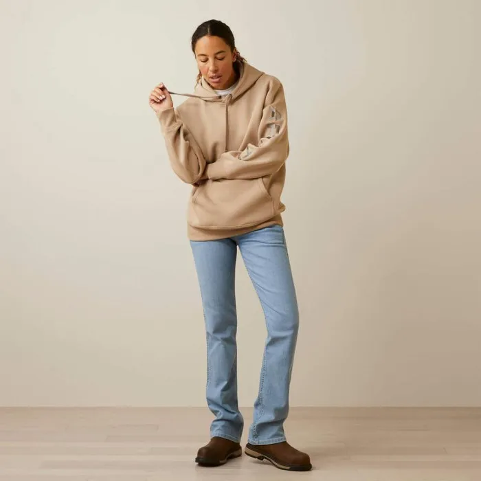 Women Sweatshirts and Hoodies Ariat Rebar Graphic Hoodie String Alloy Women Sweatshirts and Hoodies Ariat Rebar Graphic Hoodie String Alloy