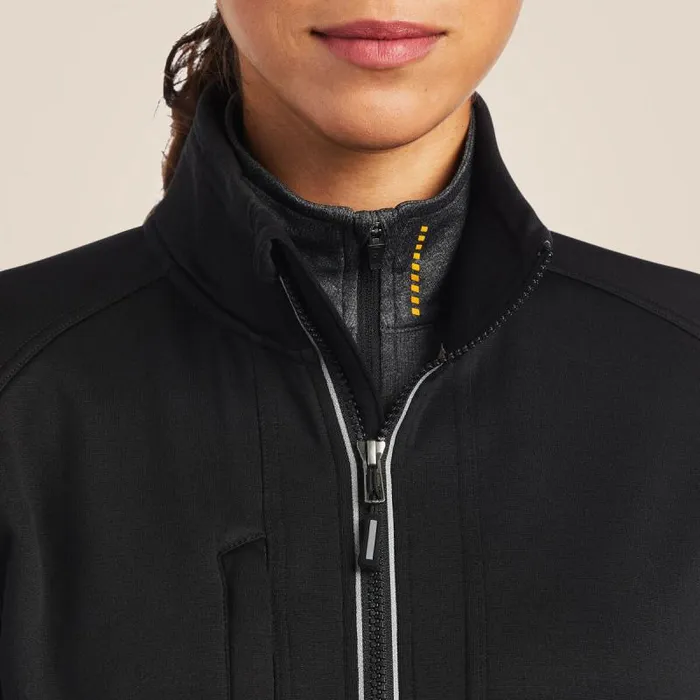 Women Sweatshirts and Hoodies Ariat Rebar Polartec Elite Full Zip Sweatshirt Black