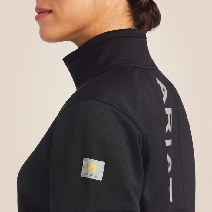 Women Sweatshirts and Hoodies Ariat Rebar Polartec Elite Full Zip Sweatshirt Black