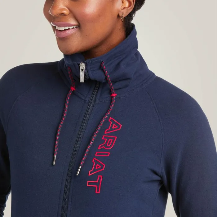 Women Sweatshirts and Hoodies Ariat Team Logo Full Zip Sweatshirt Team Women Sweatshirts and Hoodies Ariat Team Logo Full Zip Sweatshirt Team