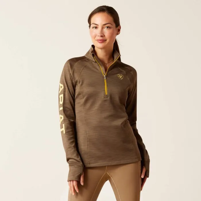 Women Sweatshirts and Hoodies Ariat Tek Team 12 Zip Sweatshirt Canteen