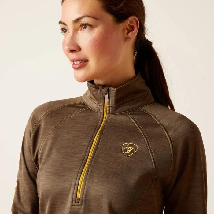 Women Sweatshirts and Hoodies Ariat Tek Team 12 Zip Sweatshirt Canteen