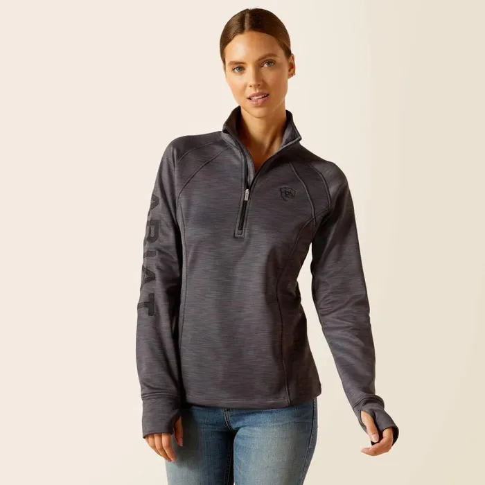Women Sweatshirts and Hoodies Ariat Tek Team 12 Zip Sweatshirt Ebony