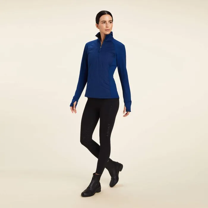 Women Sweatshirts and Hoodies Ariat Venture 12 Zip Sweatshirt Estate Blue Women Sweatshirts and Hoodies Ariat Venture 12 Zip Sweatshirt Estate Blue