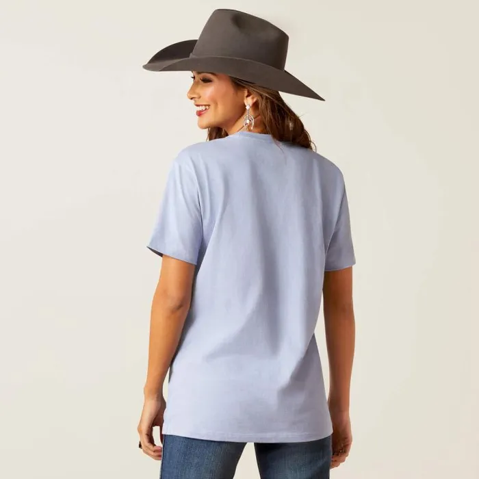 Women TShirts and Tops Ariat Ariat American Free TShirt Orchid Heather Women TShirts and Tops Ariat Ariat American Free TShirt Orchid Heather