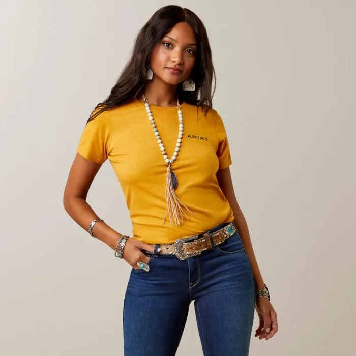 Women TShirts and Tops Ariat Ariat Cowboy Posse TShirt Buckhorn Heather Women TShirts and Tops Ariat Ariat Cowboy Posse TShirt Buckhorn Heather