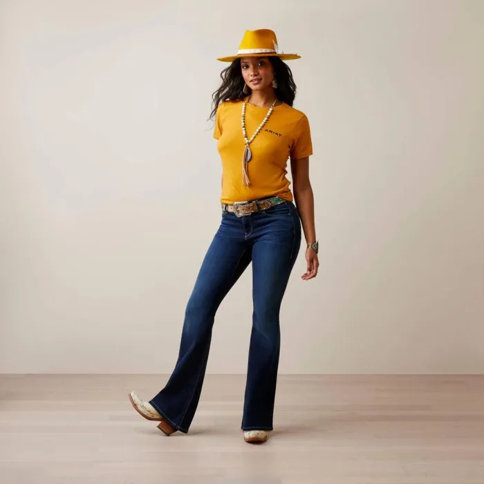 Women TShirts and Tops Ariat Ariat Cowboy Posse TShirt Buckhorn Heather Women TShirts and Tops Ariat Ariat Cowboy Posse TShirt Buckhorn Heather